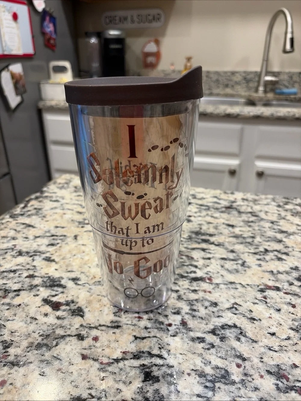 Tervis Harry Potter 24oz Clear Plastic Tumbler w/ Lid I Solemnly Swear